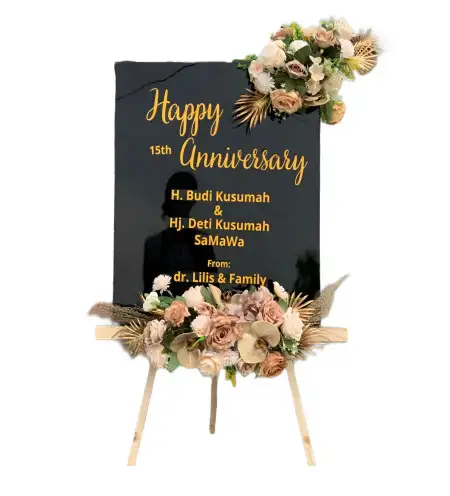 Papan Bunga Akrilik Deiyai